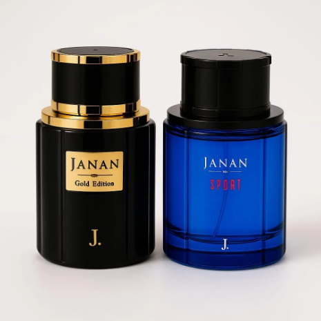 Pack of 2, Janan Gold + Janan Sport Long Lasting Fragrance Perfume
